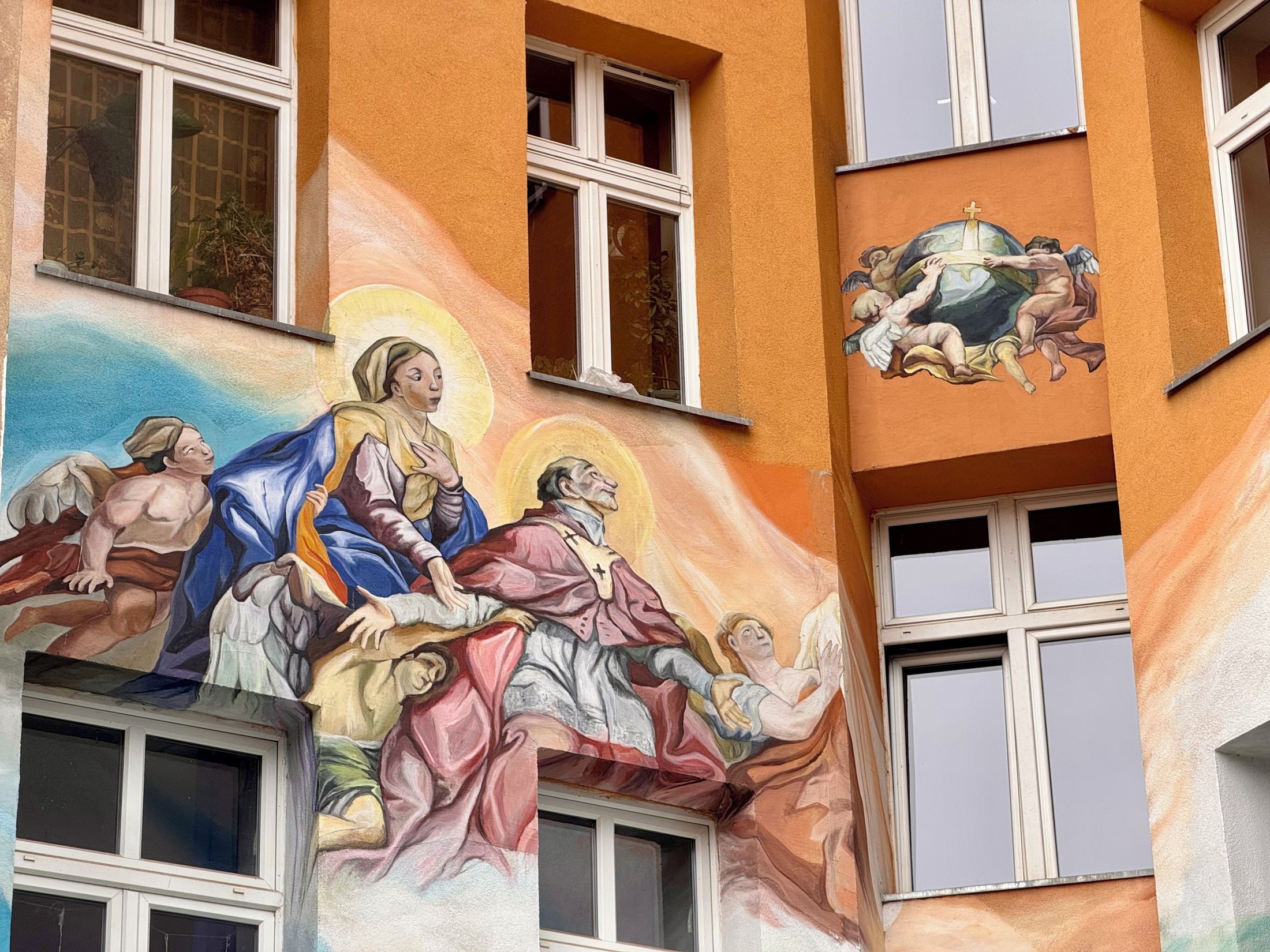 Kolorowe podwórko Wrocław