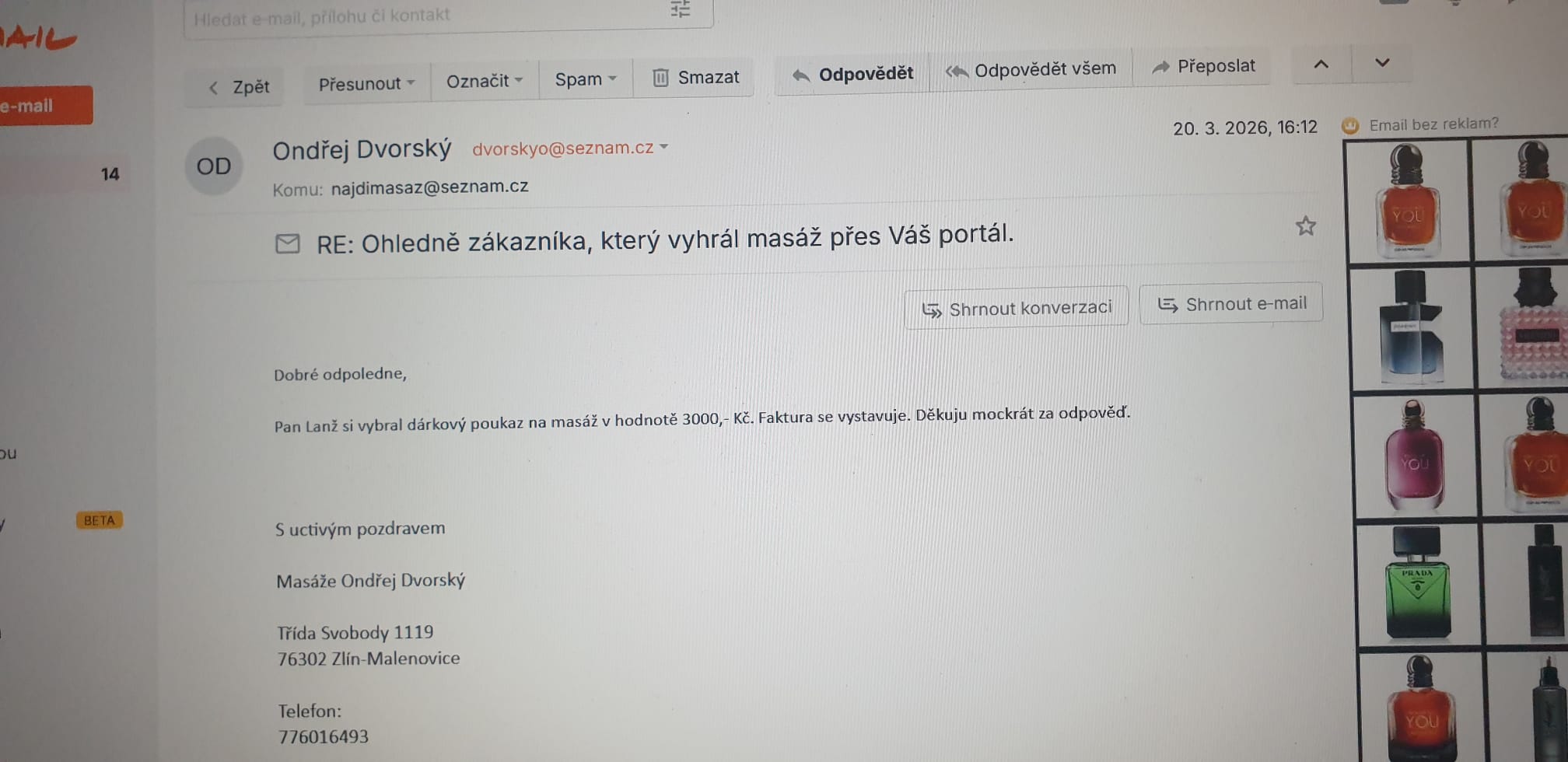 Masáže Ondřej Dvorský foto 5