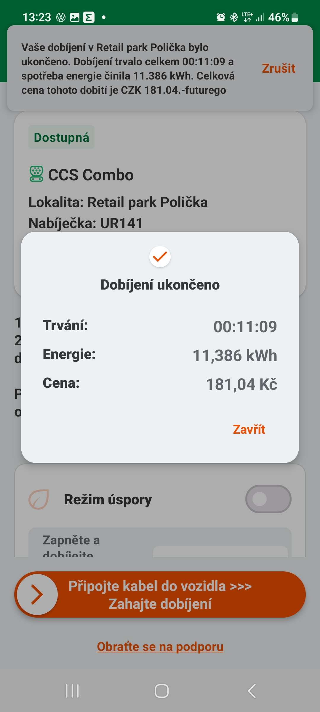 Nabíjecí stanice ČEZ foto 2