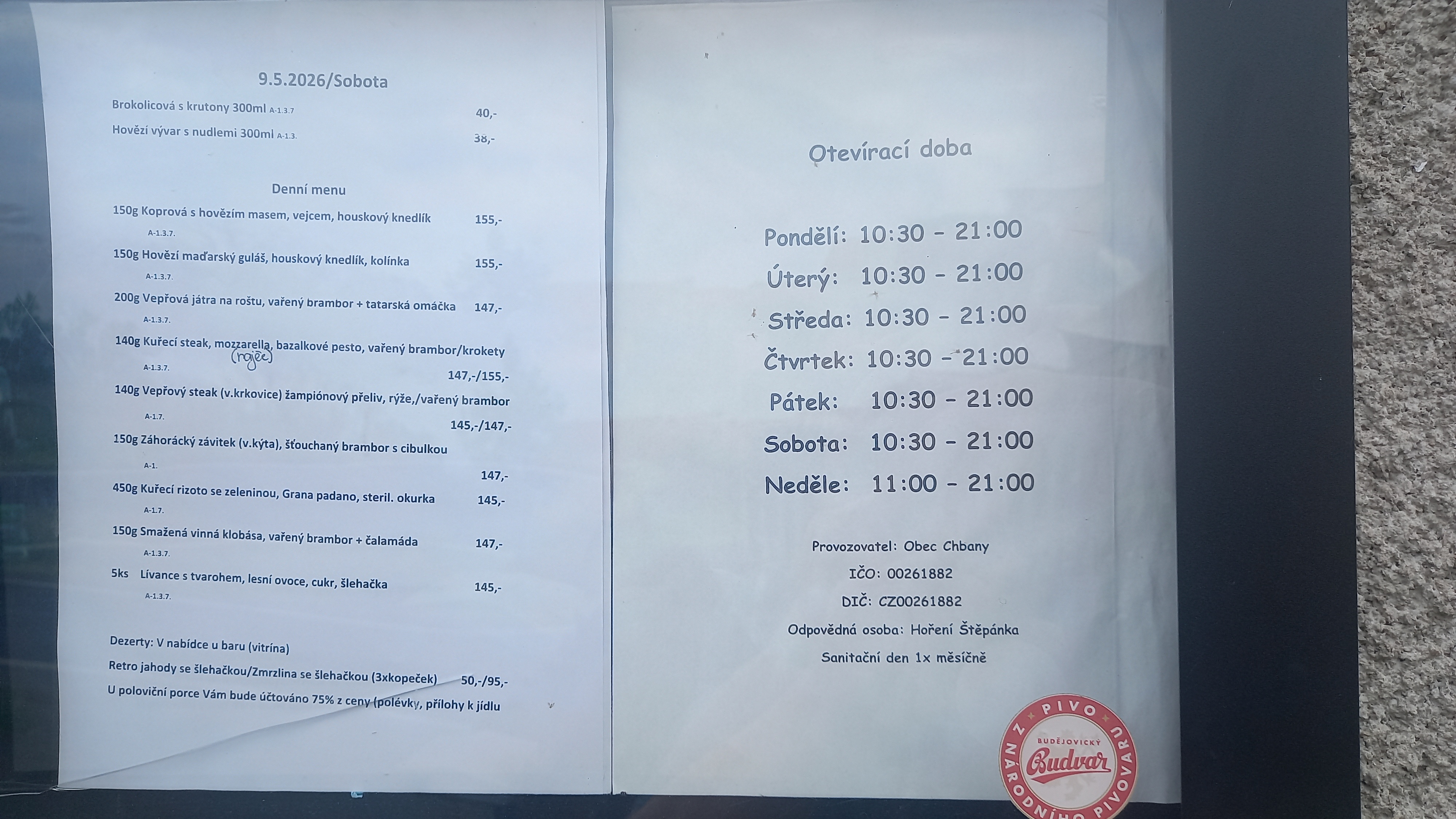 Pohostinství Chbany foto 4