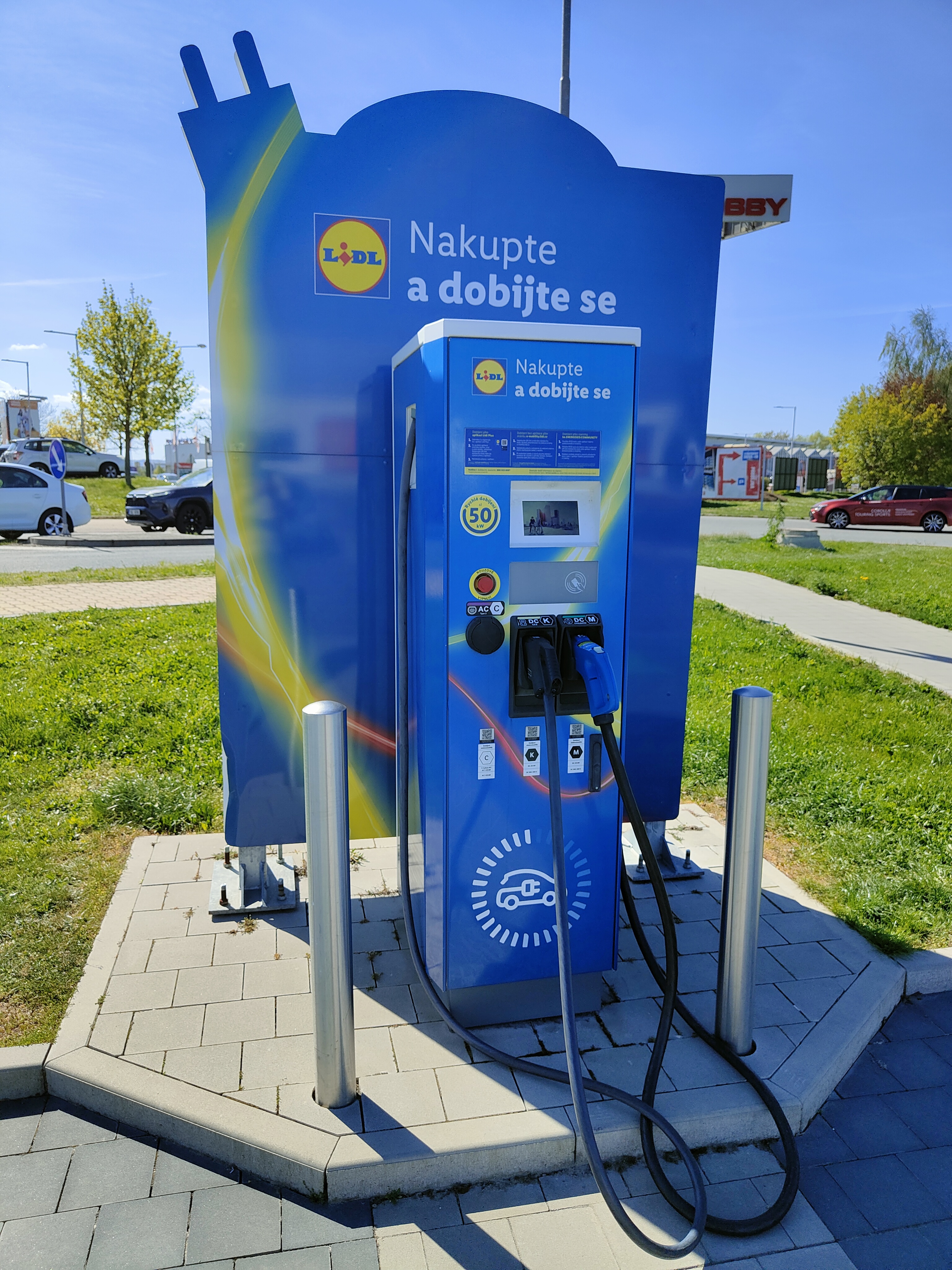 Nabíjecí stanice Lidl foto 2