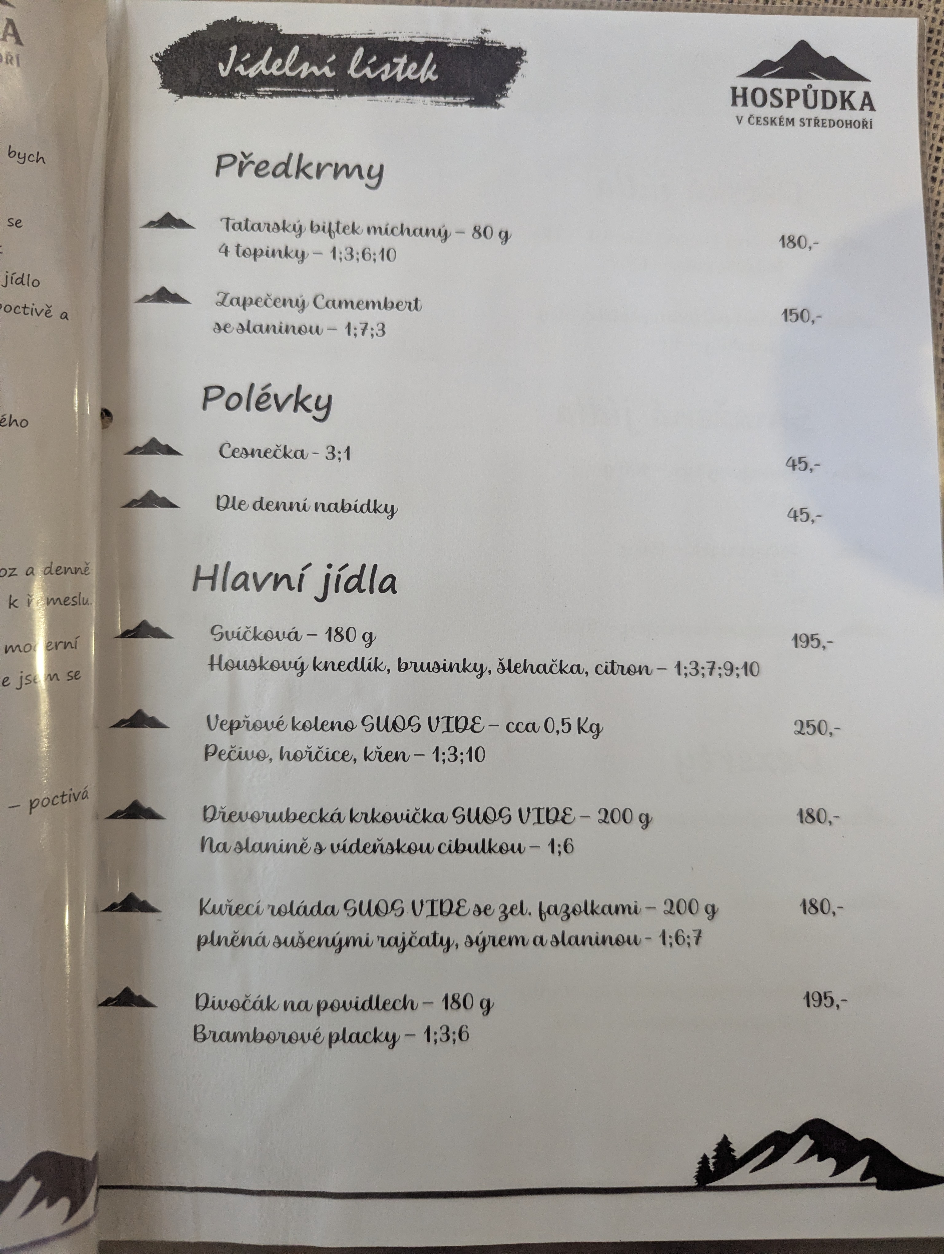Hospůdka v Českém středohoří foto 5
