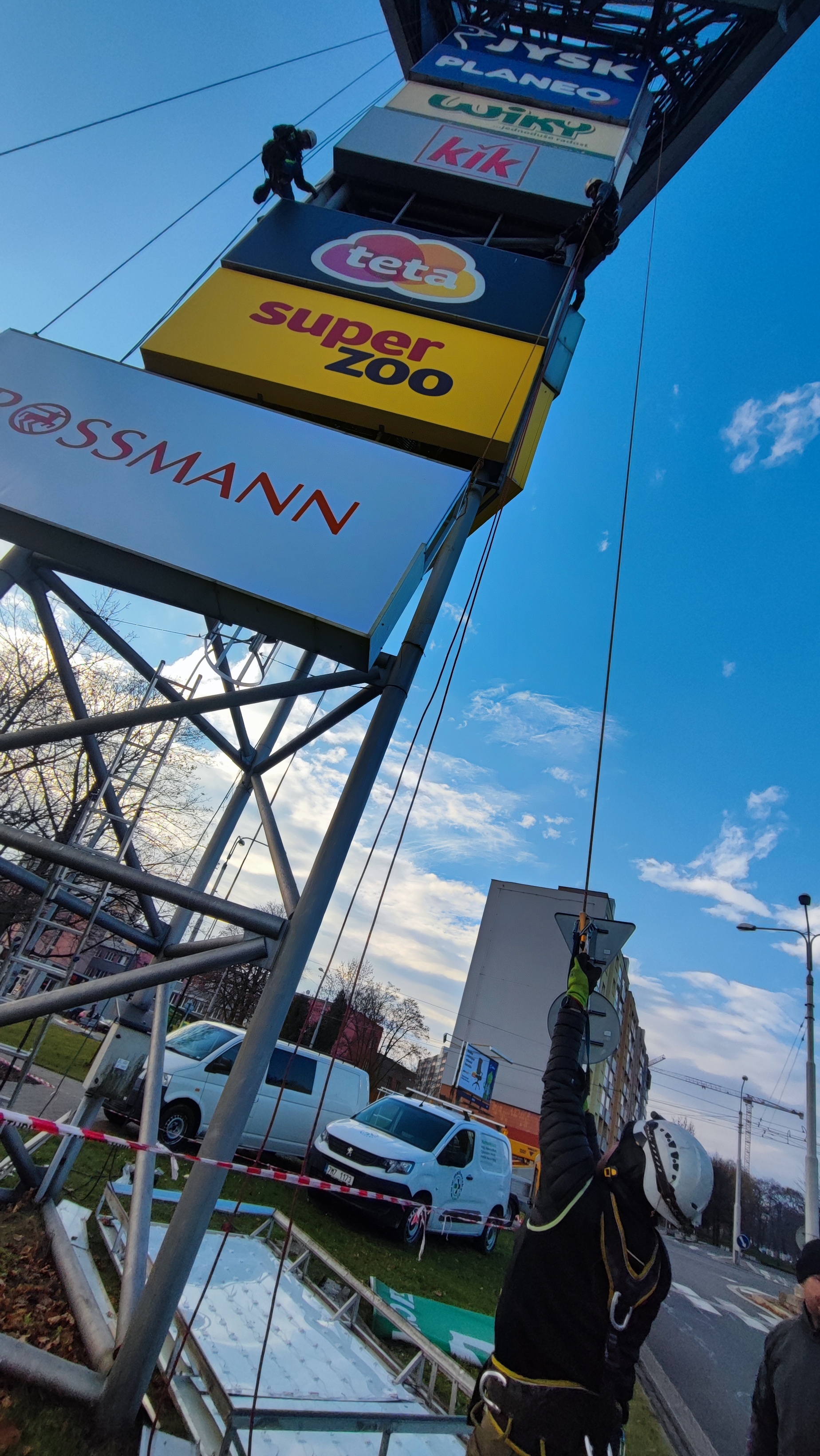 Výškové práce Ostrava foto 2