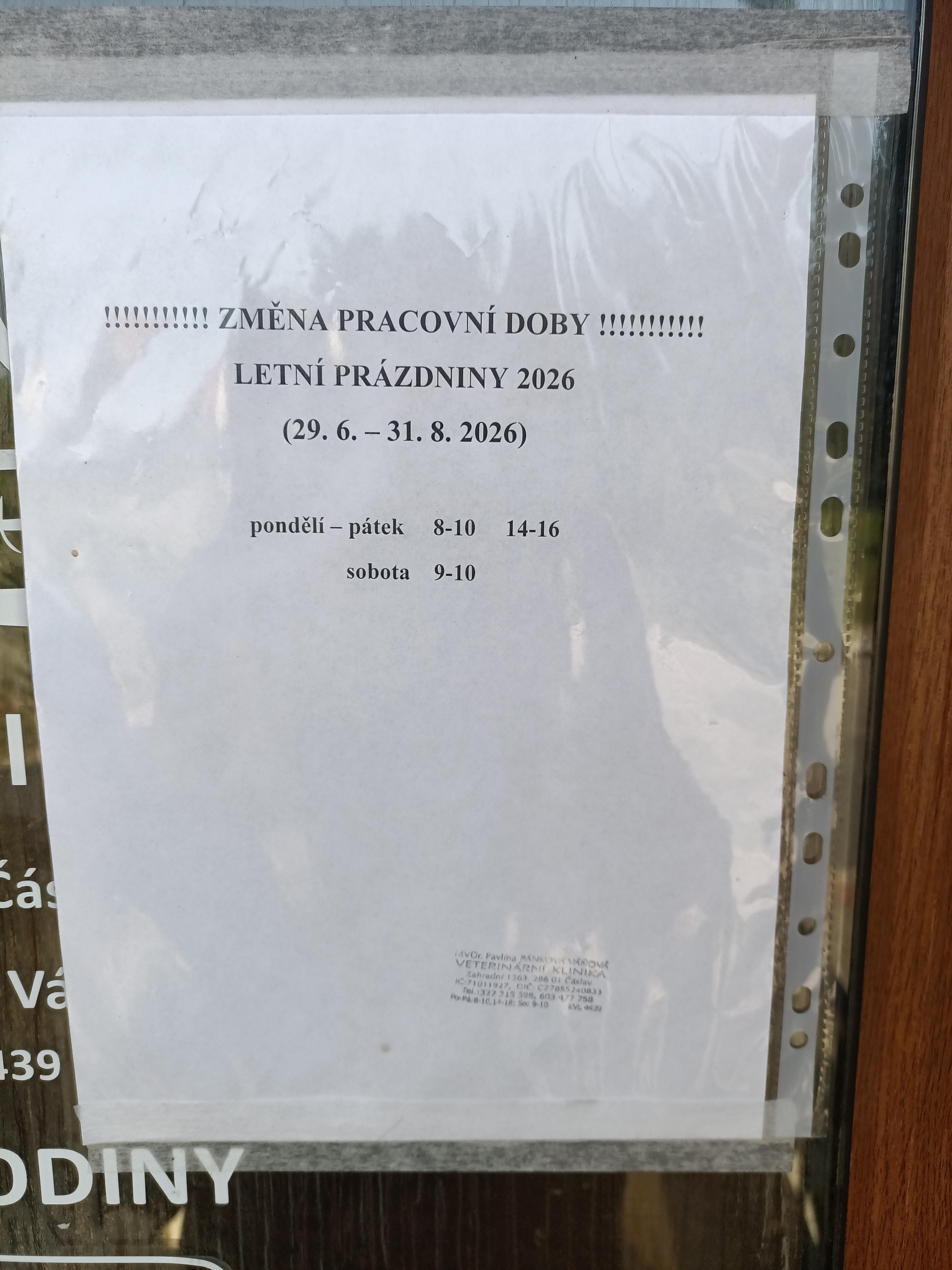 Veterinární klinika - MVDr. Pavlína Pánková Váňová foto 2