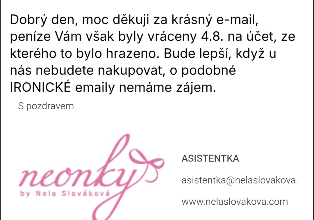 Neonkárna foto 2