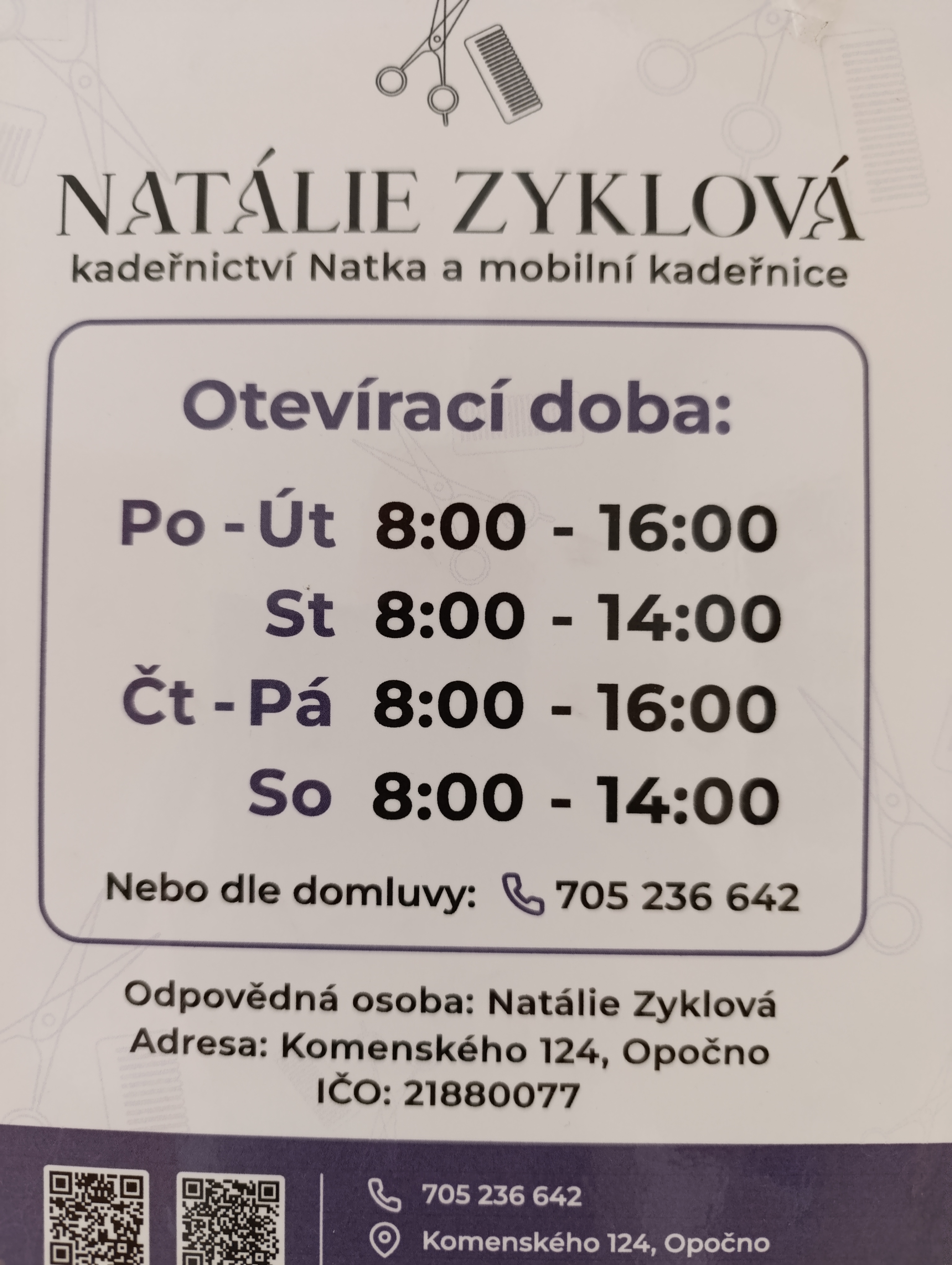 Mobilní kadeřnictví Natka foto 1