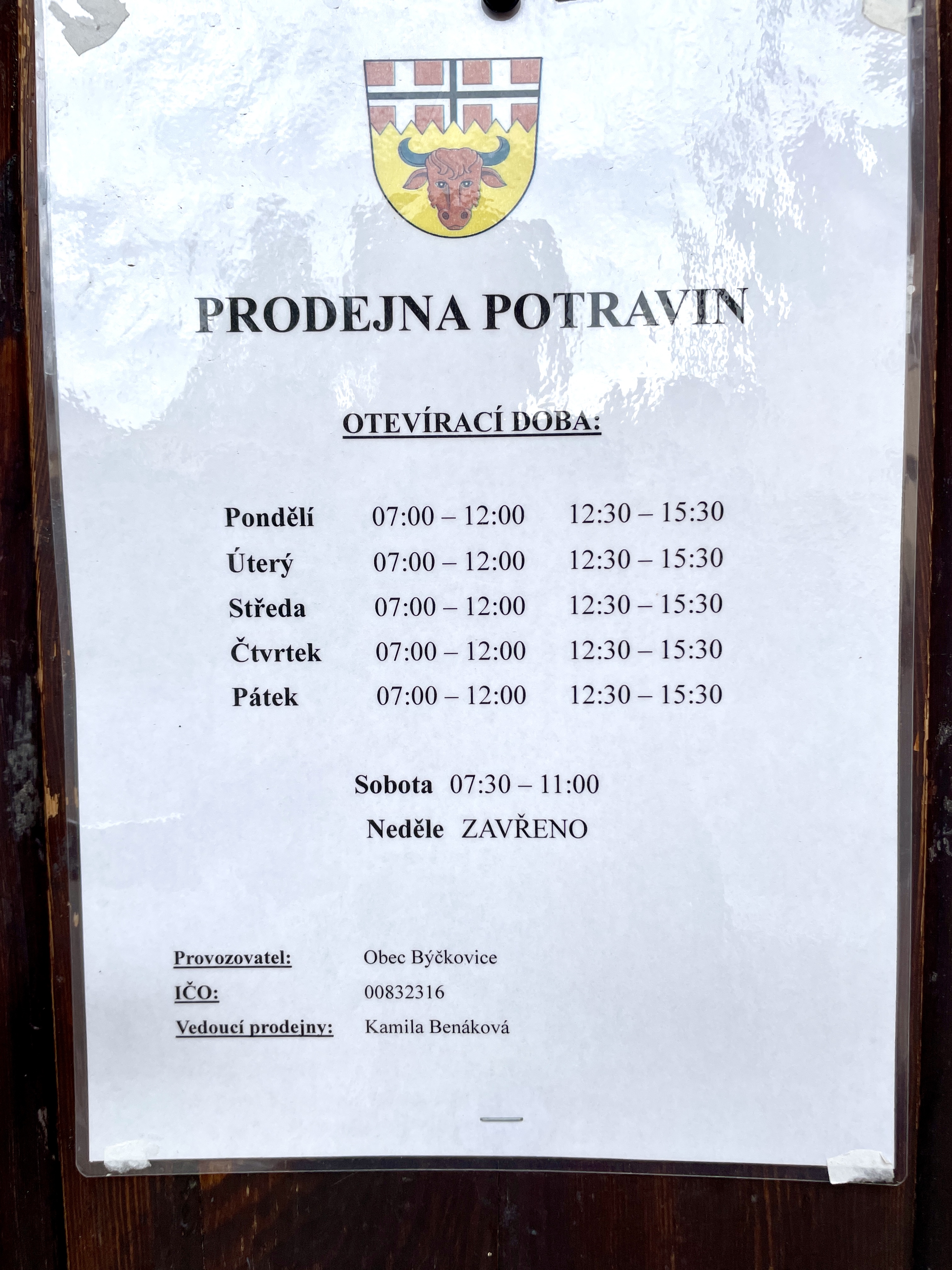 Potravinky Býčkovice foto 2